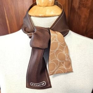 NWT- COACH SCARF,  PURSE ACCESSORY, PONYTAIL, NECK PIECE  Sold out in Stores.